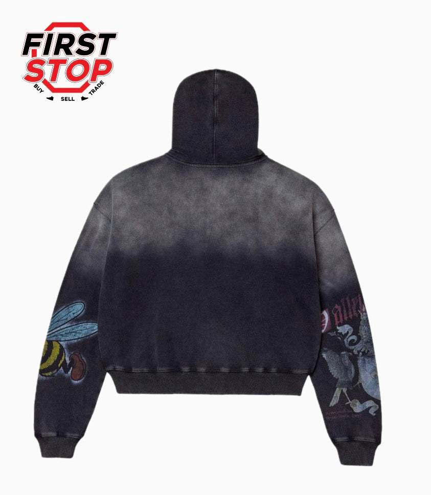 VALE Forever Blasted Zip Up Black