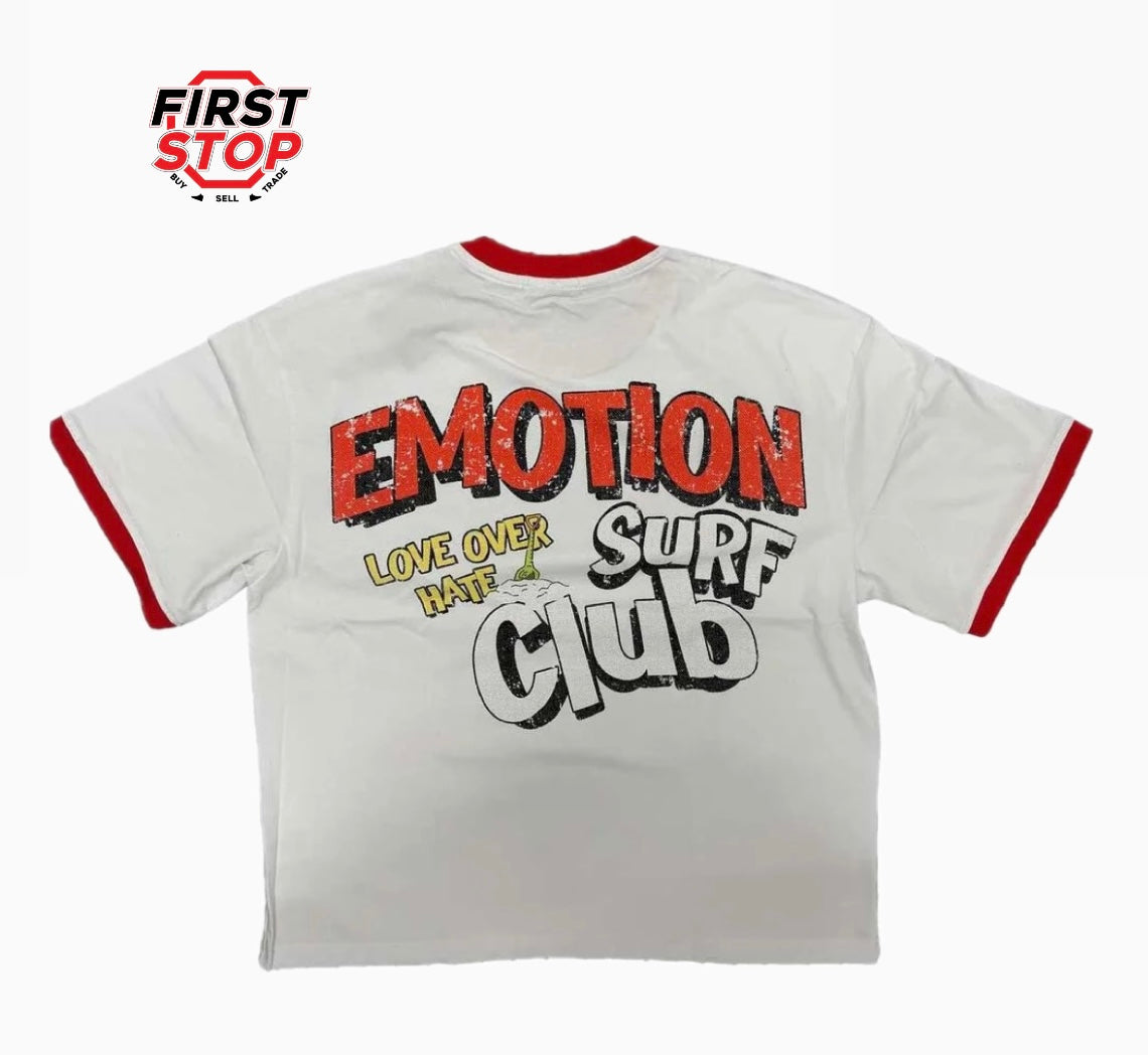 Mixed Emotions Surf Club Tee White