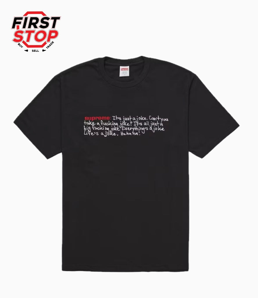 Supreme Joke Tee Black