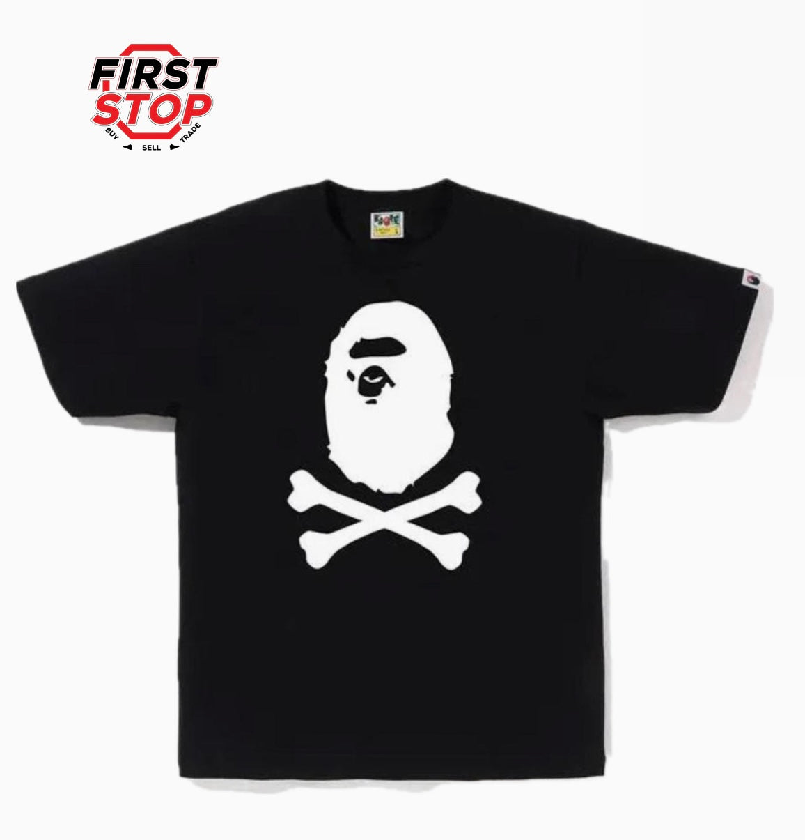 Bape Crossbone Tee Black