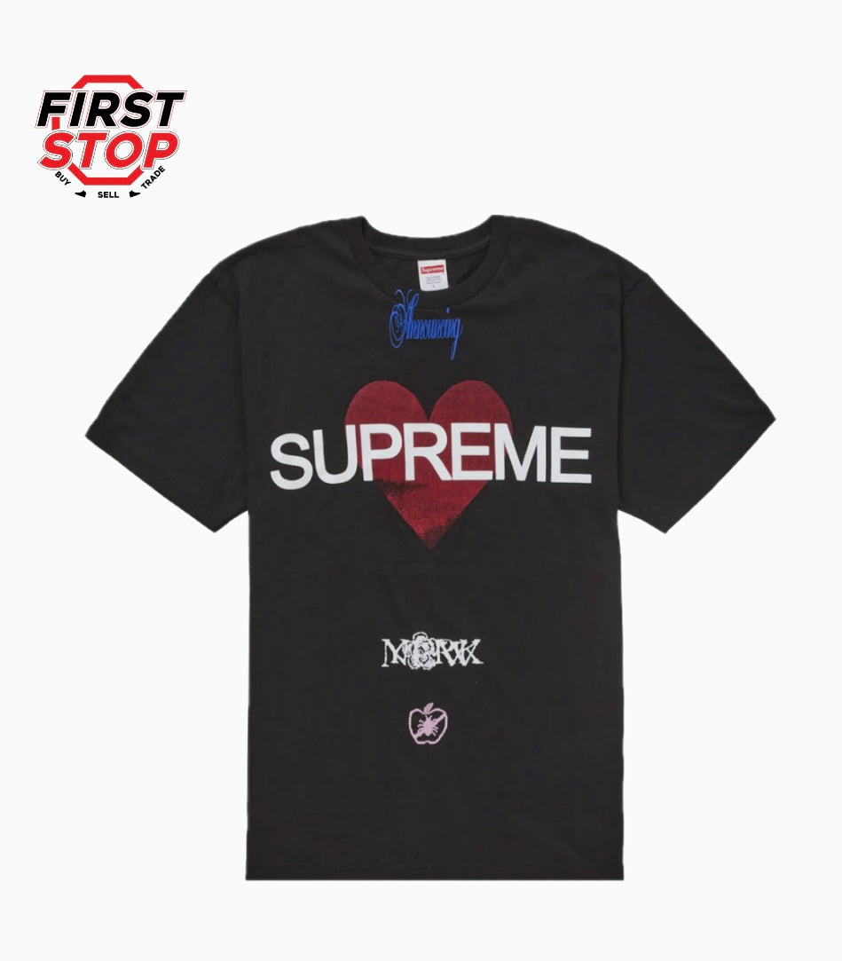 Supreme Announcing Tee Black