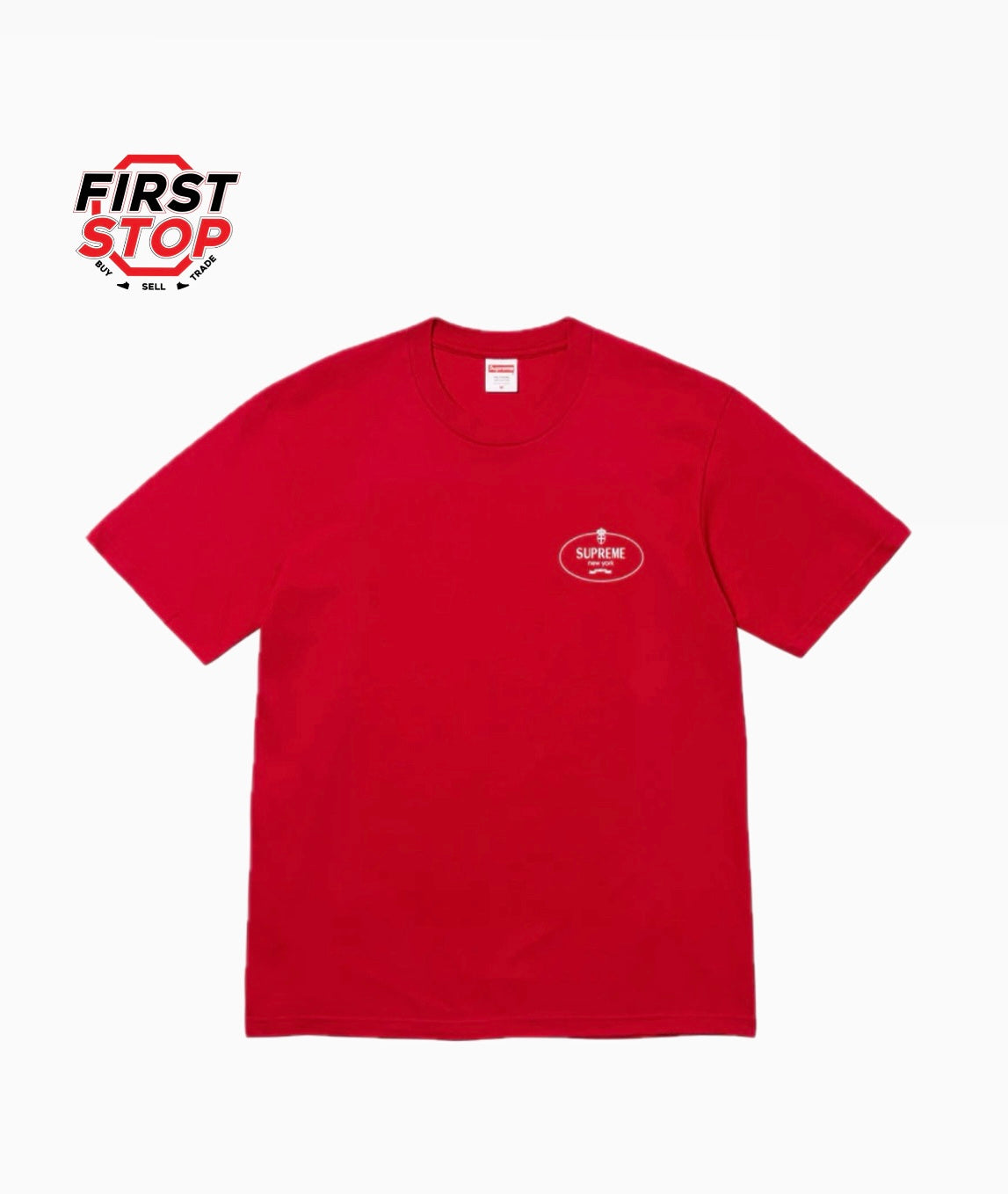 Supreme Crest Tee Red
