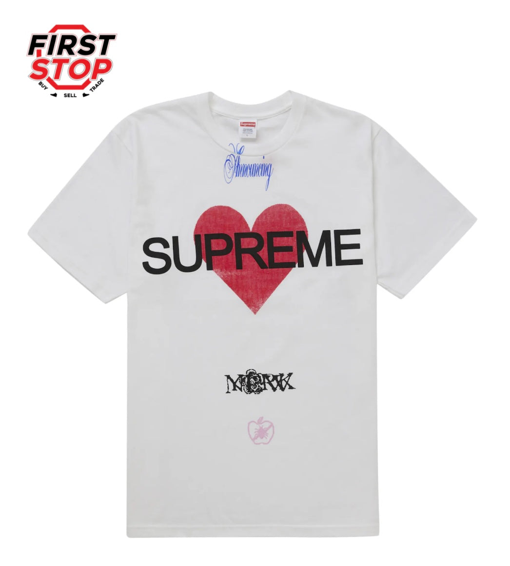 Supreme Announcing Tee White