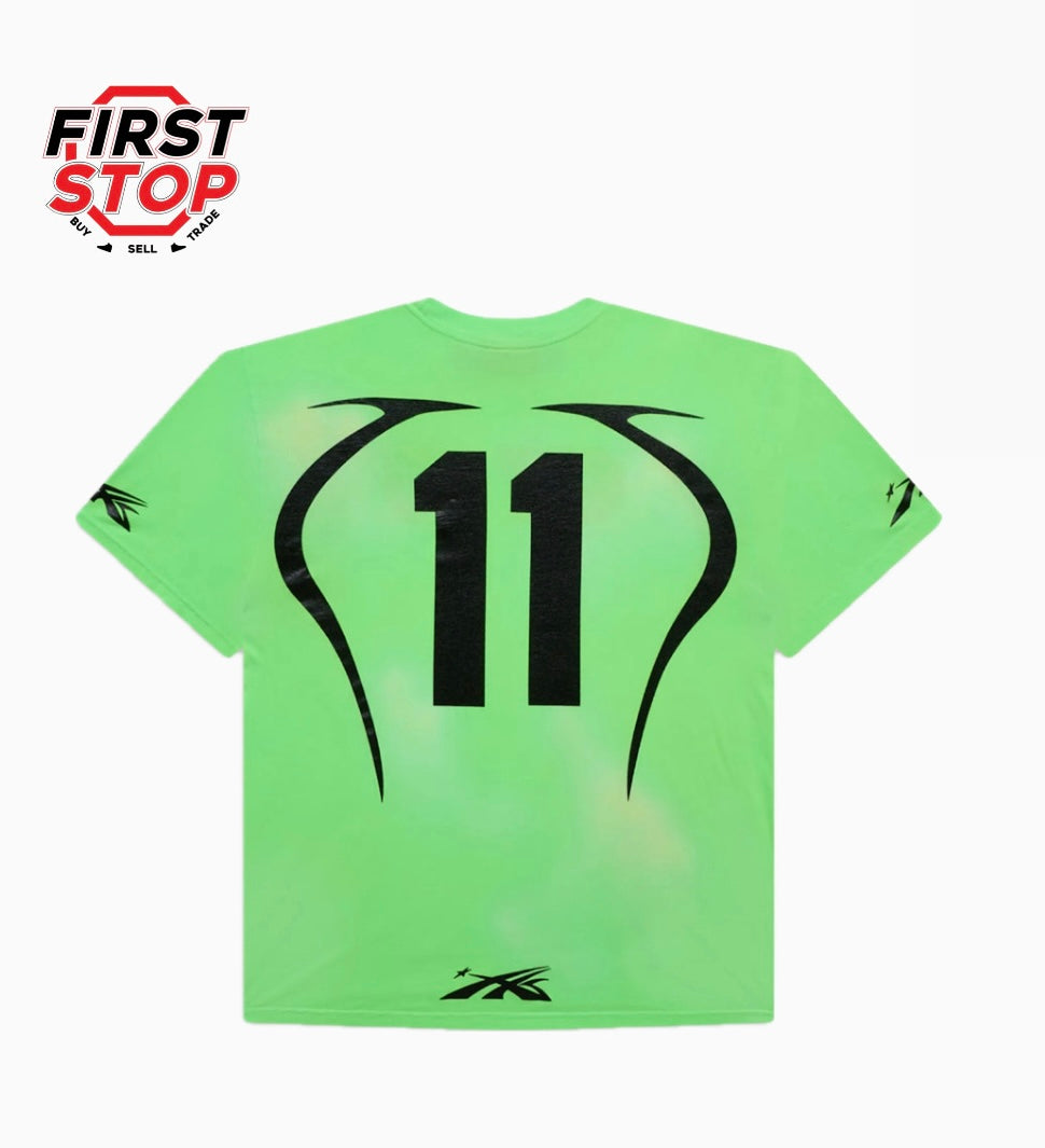 Hellstar Warm Up T-Shirt Neon Green