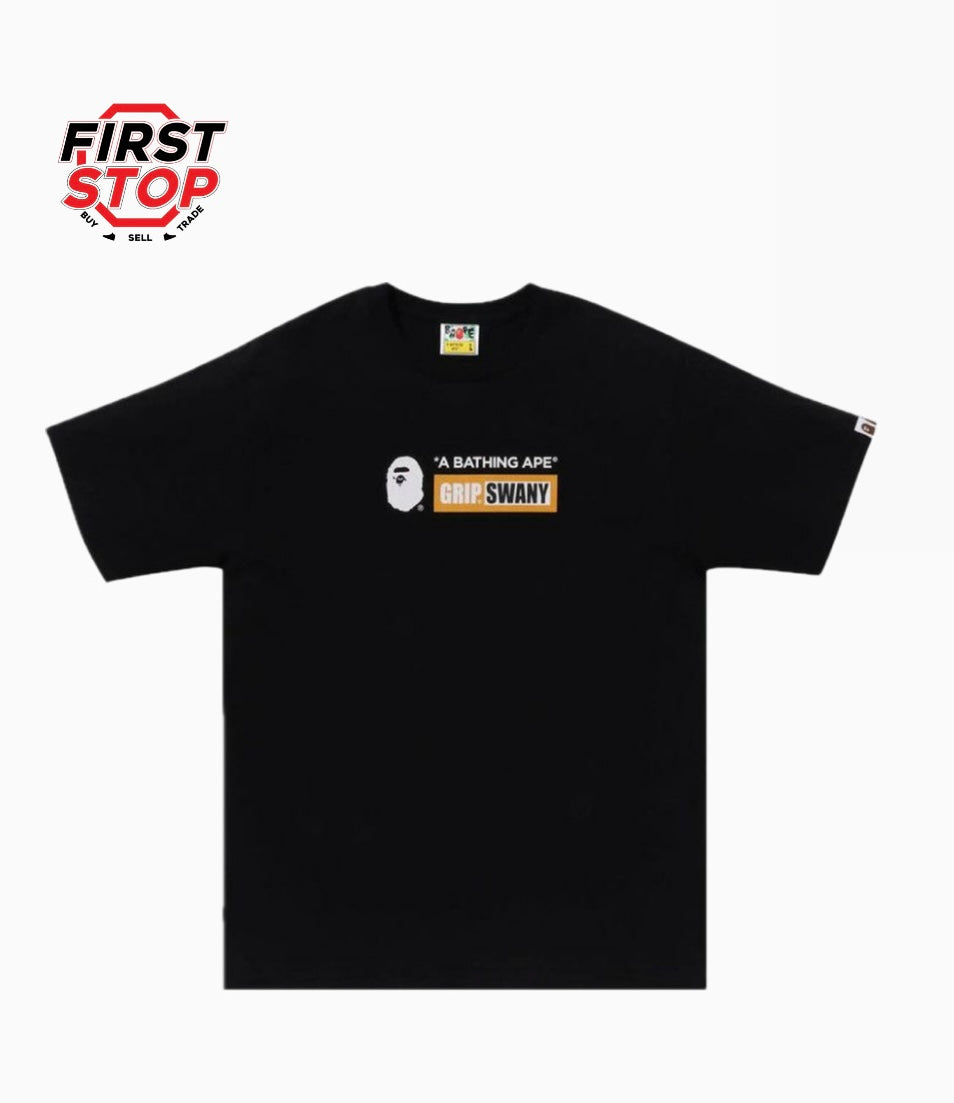 Bape x Grip Swany Black Tee