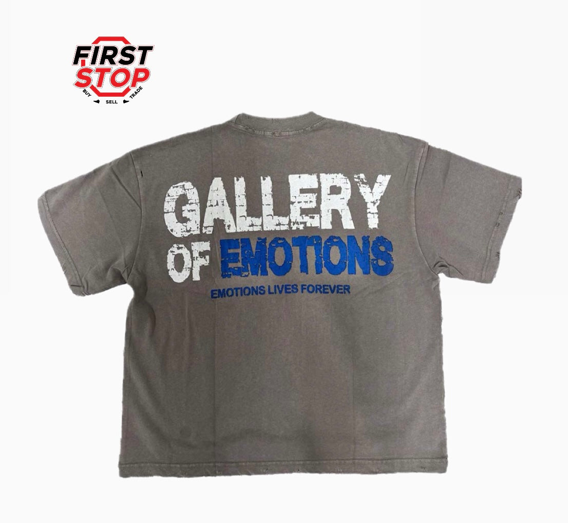 Mixed Emotions Gallery Tee Grey