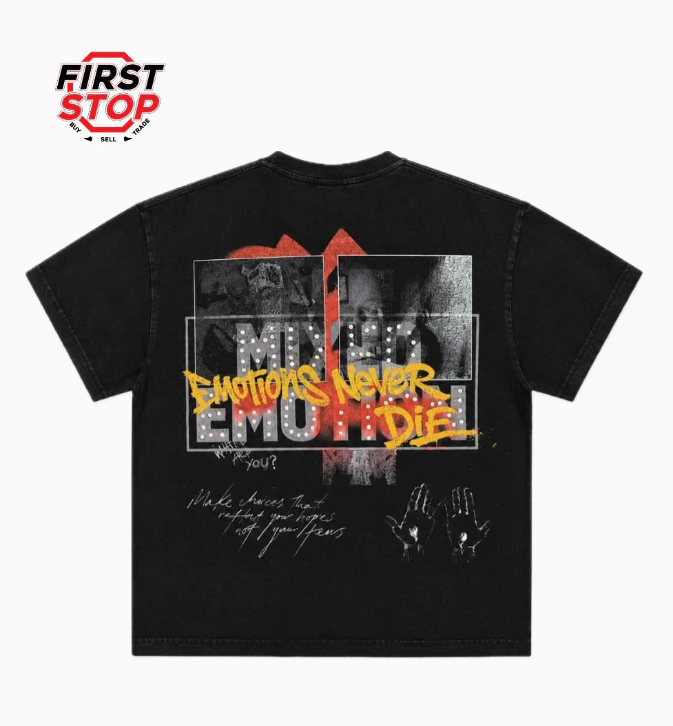 Mixed Emotions Tunes Tee Black