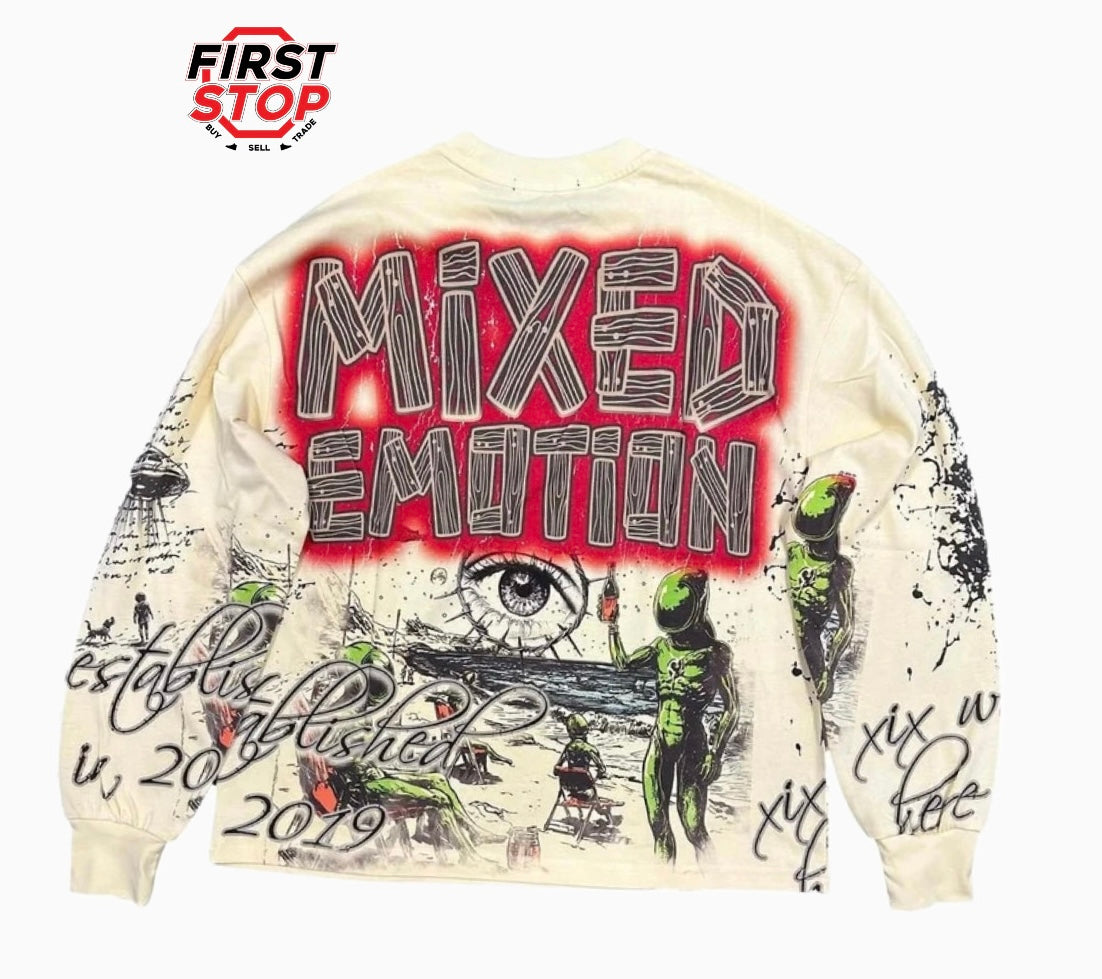 Mixed Emotions Creamed Art Club L/S