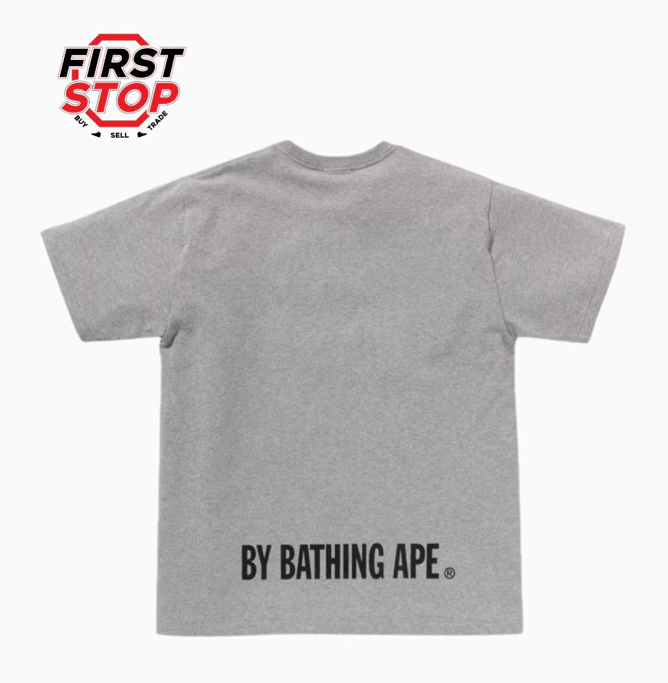 Bape Ape Face Tee Grey