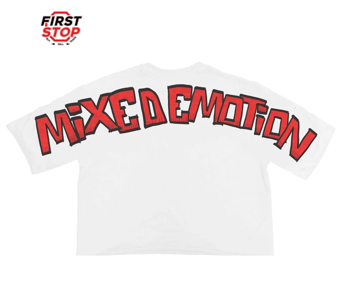 Mixed Emotions Monster Tee White