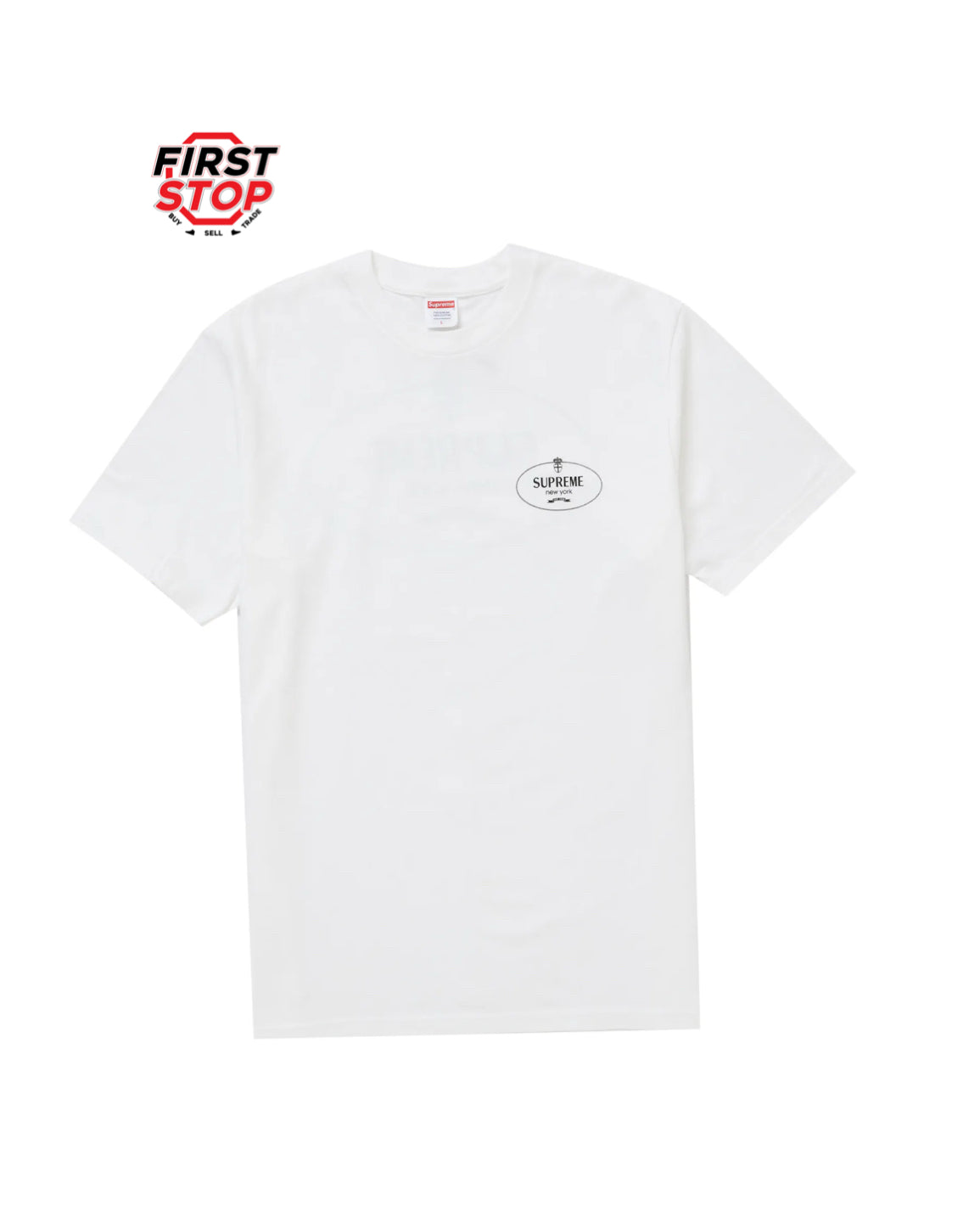 Supreme Crest Tee White