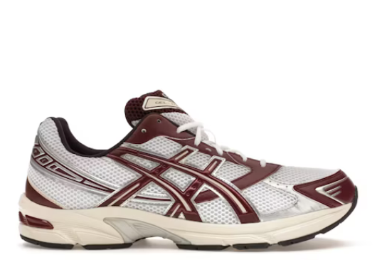 ASICS Gel-1130 White Maroon Banner
