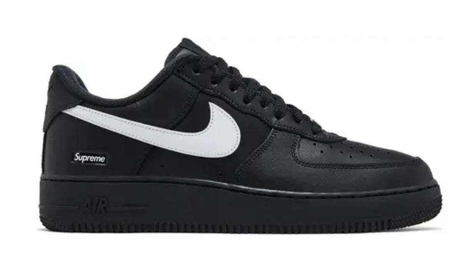 Nike Air Force 1 Low Supreme Black White
