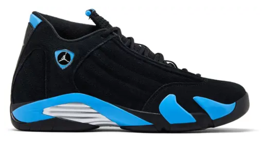 Air Jordan 14 Black University Blue