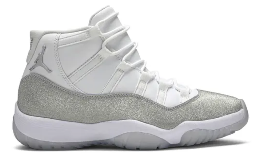 Air Jordan 11 White metallic (Women's)