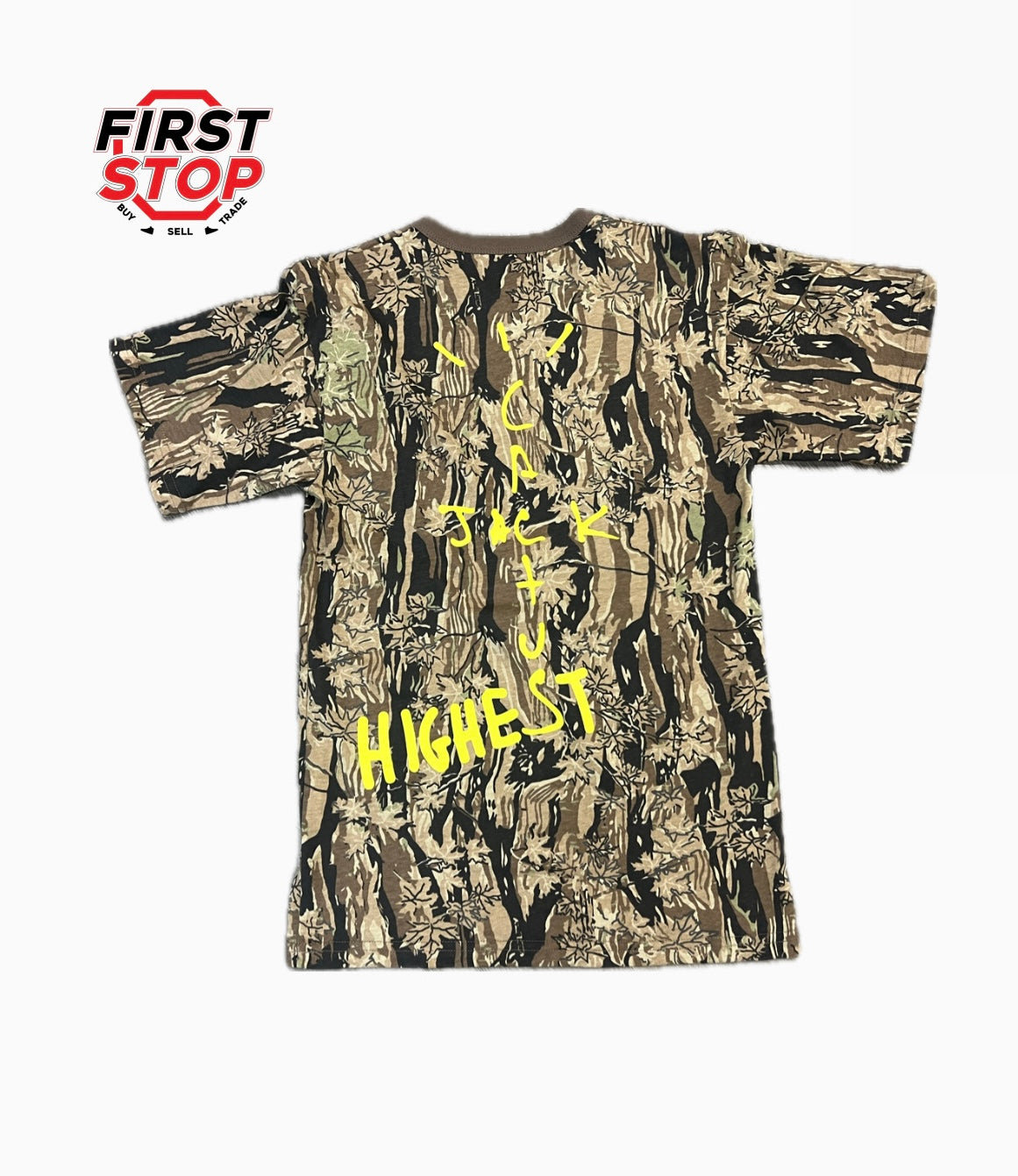 Travis Scott Jordan Cactus Jack Highest Camo T-Shirt