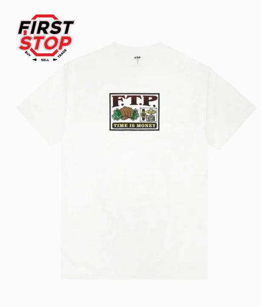 FTP Time Is Money T-Shirt White