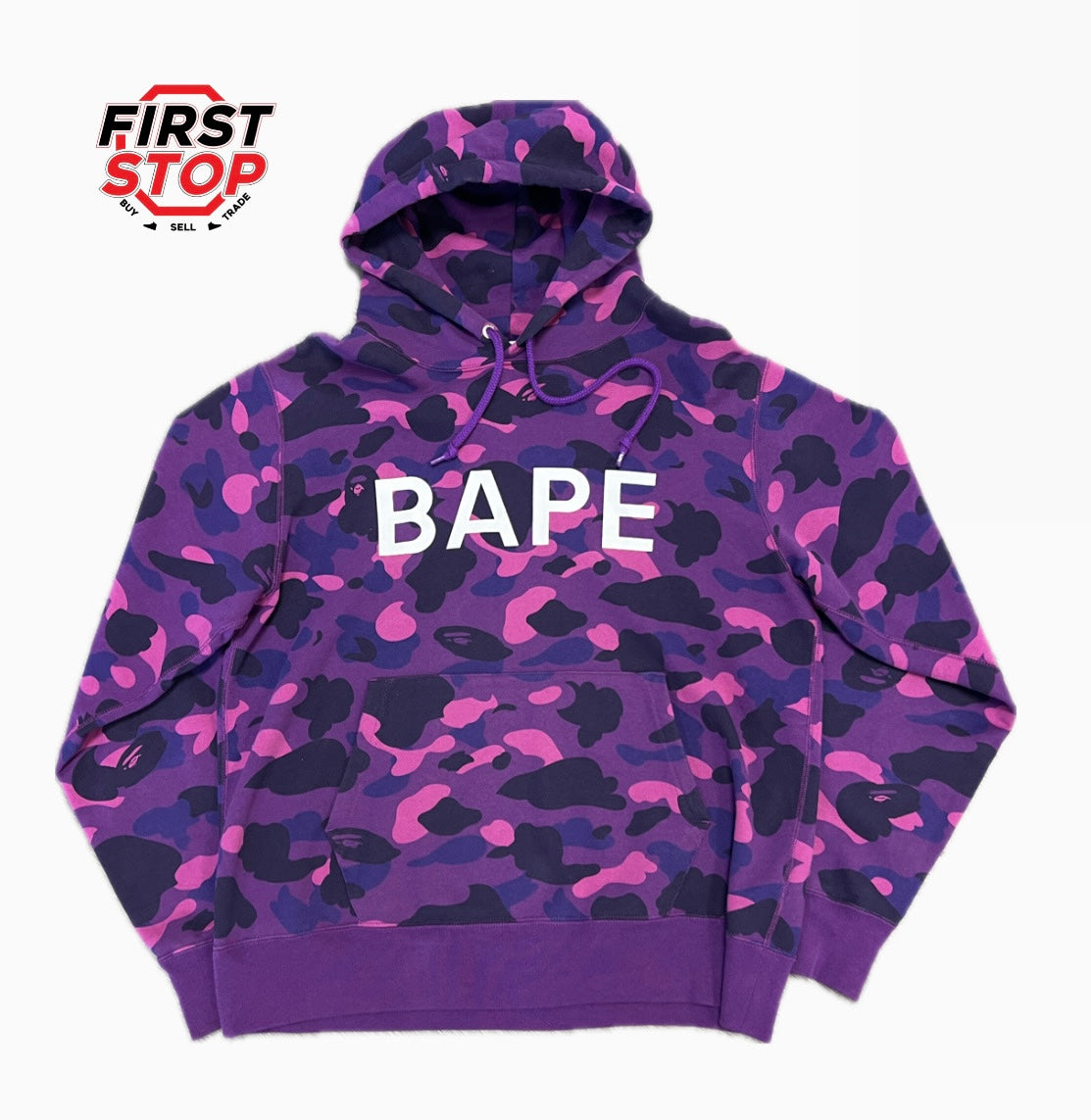 Bape Purple Camo Hoodie