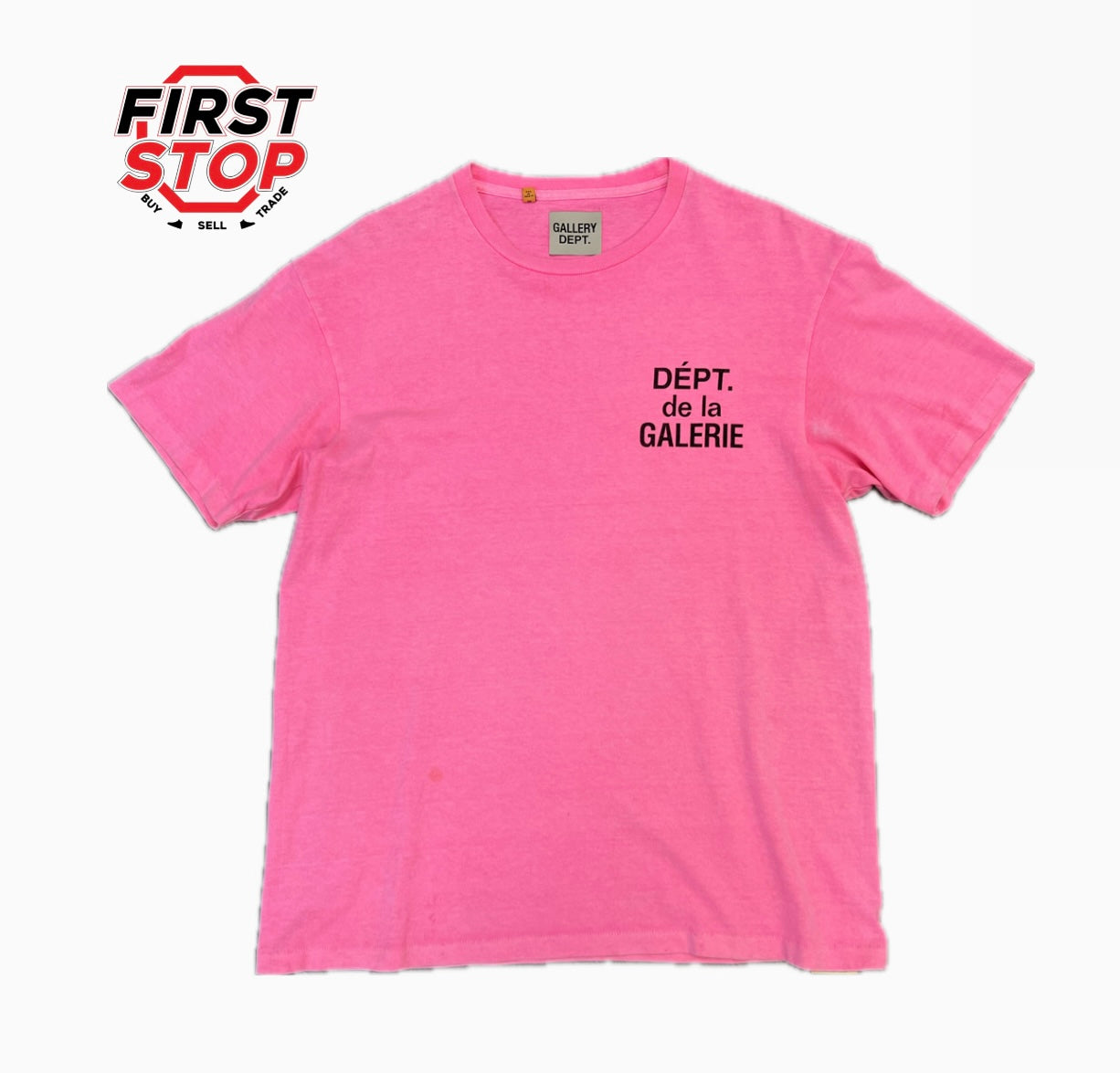 Gallery Dept. French T-shirt Flo Pink