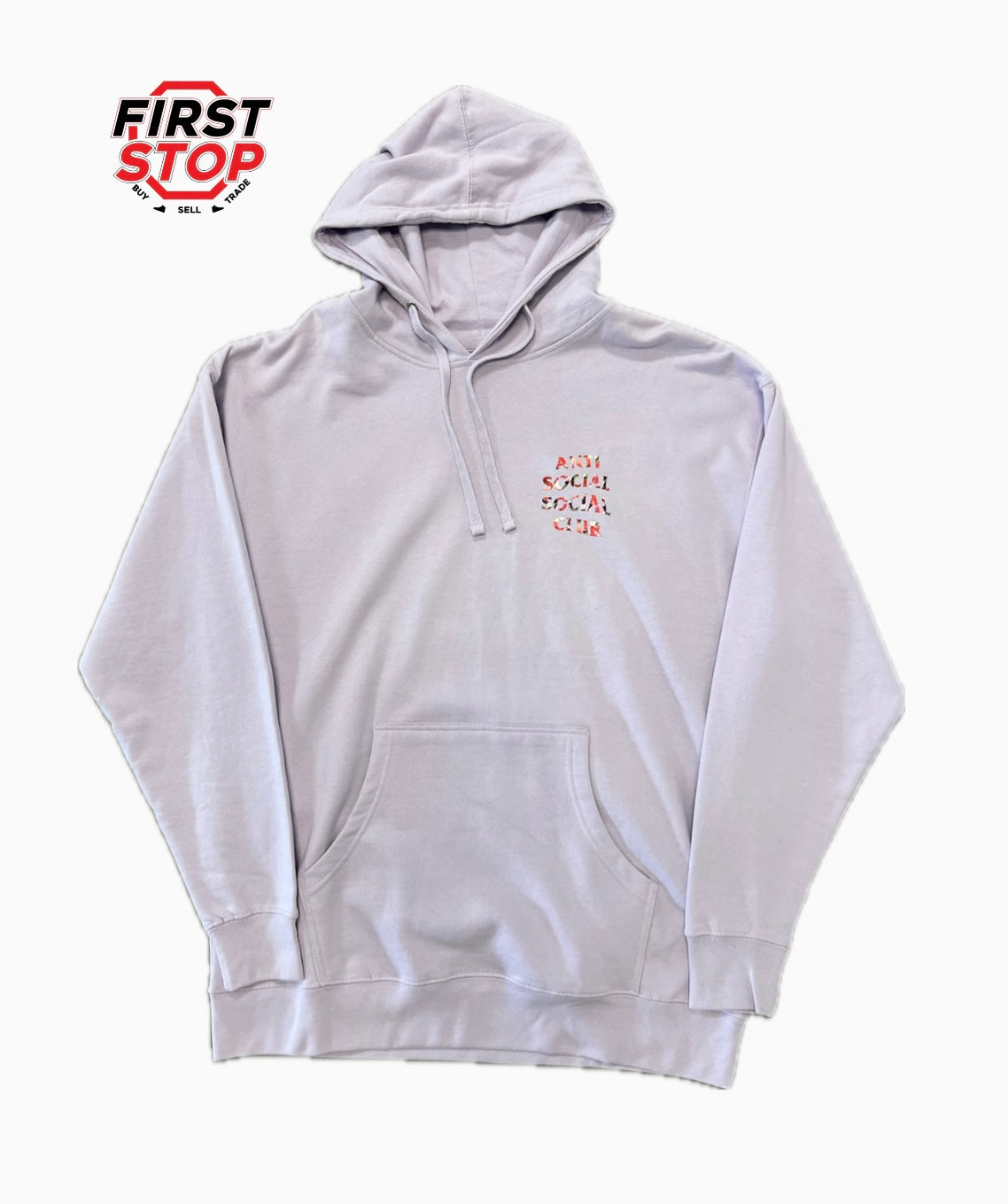 Anti Social Social Club Bed Hoodie Lavender