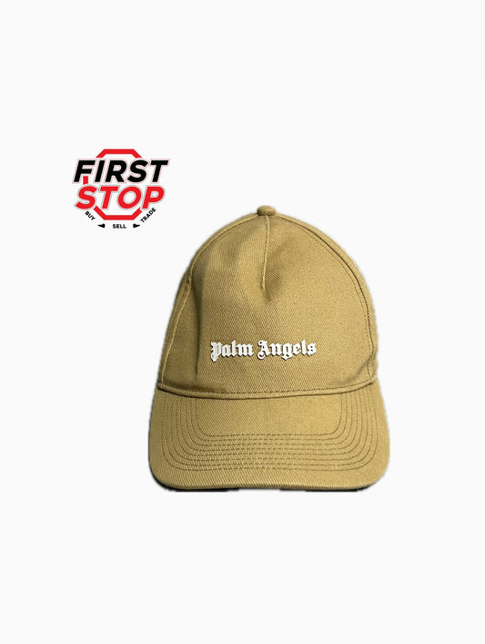 Palm Angels Classic Logo Cap Tan