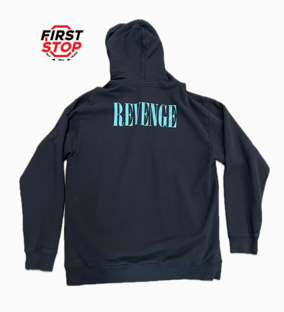 Revenge Hoodie Black Blue Red