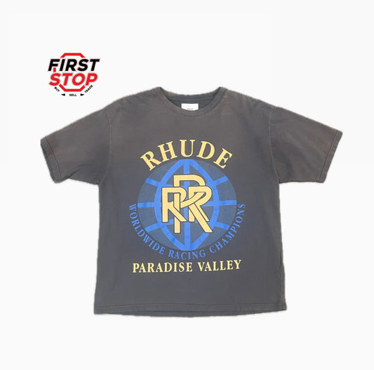 Rhude Paradise Valley T-Shirt Vintage Grey