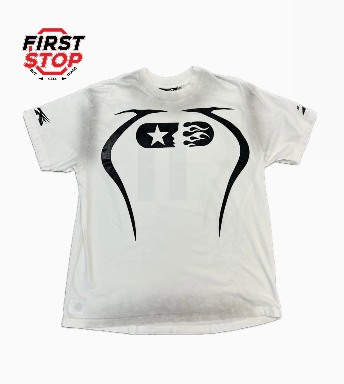 Hellstar Warm Up T-shirt White