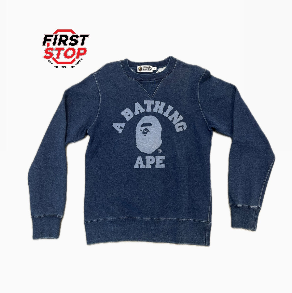 BAPE Crewneck Navy Blue