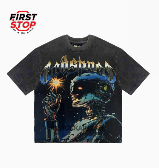 Godspeed Sputnik Moment Tee Black Wash
