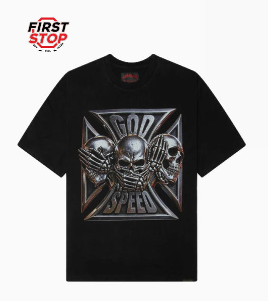 Godspeed Omerta Tee Black
