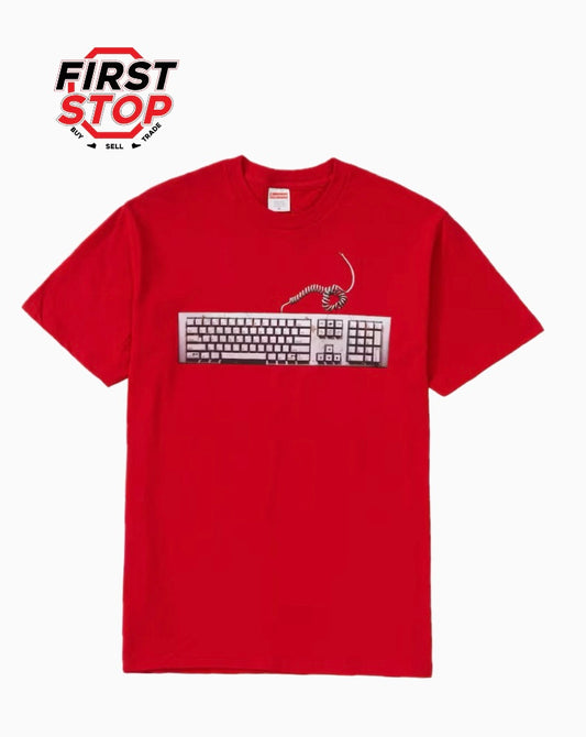 Supreme Keyboard Tee Red