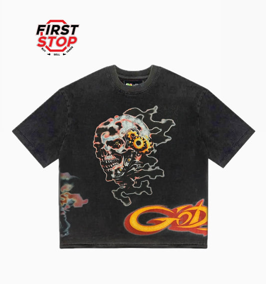 Godspeed P.Y.P Tee Black Wash