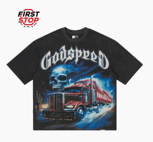 Godspeed Interstate Fate Tee Black
