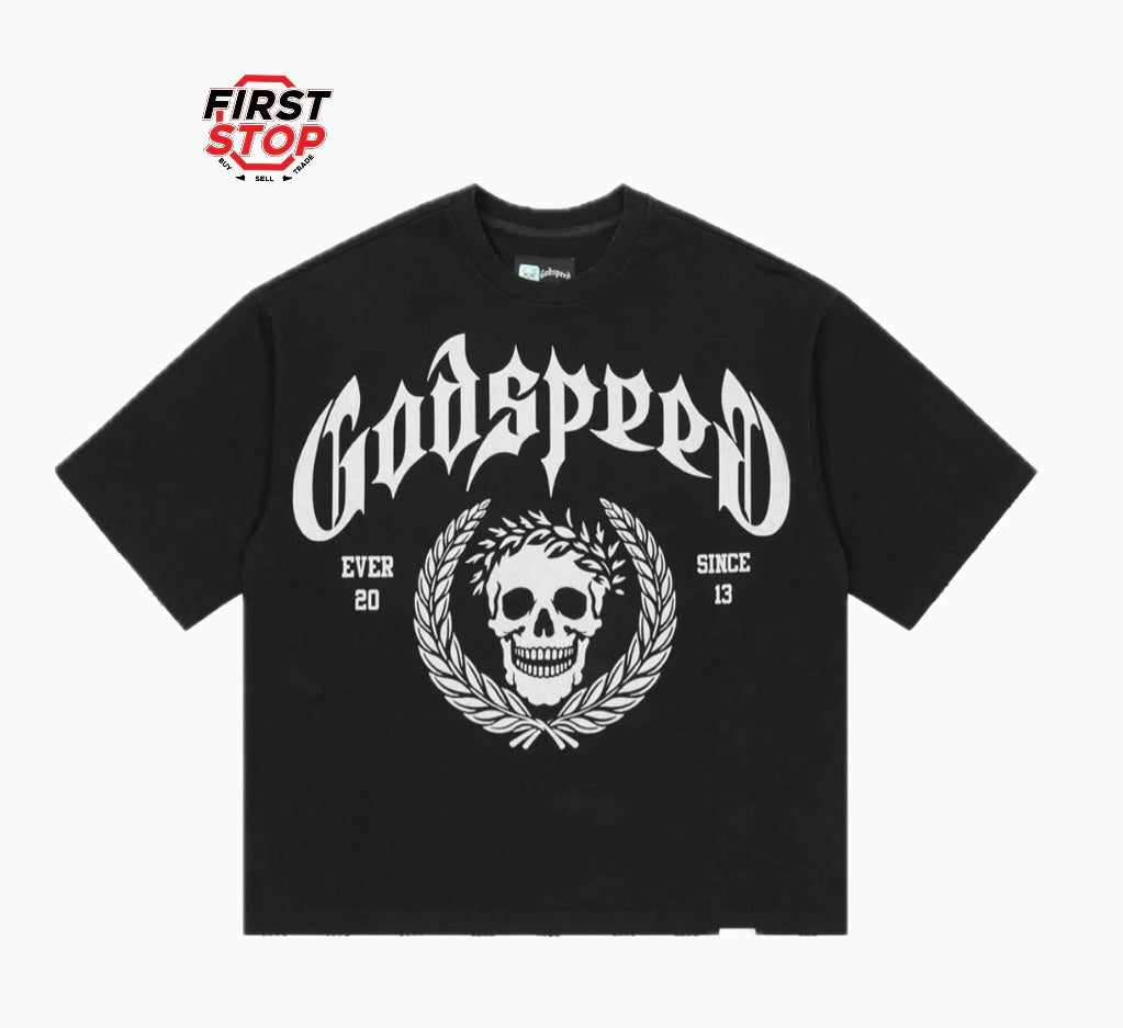 Godspeed Victor Crest Tee Black