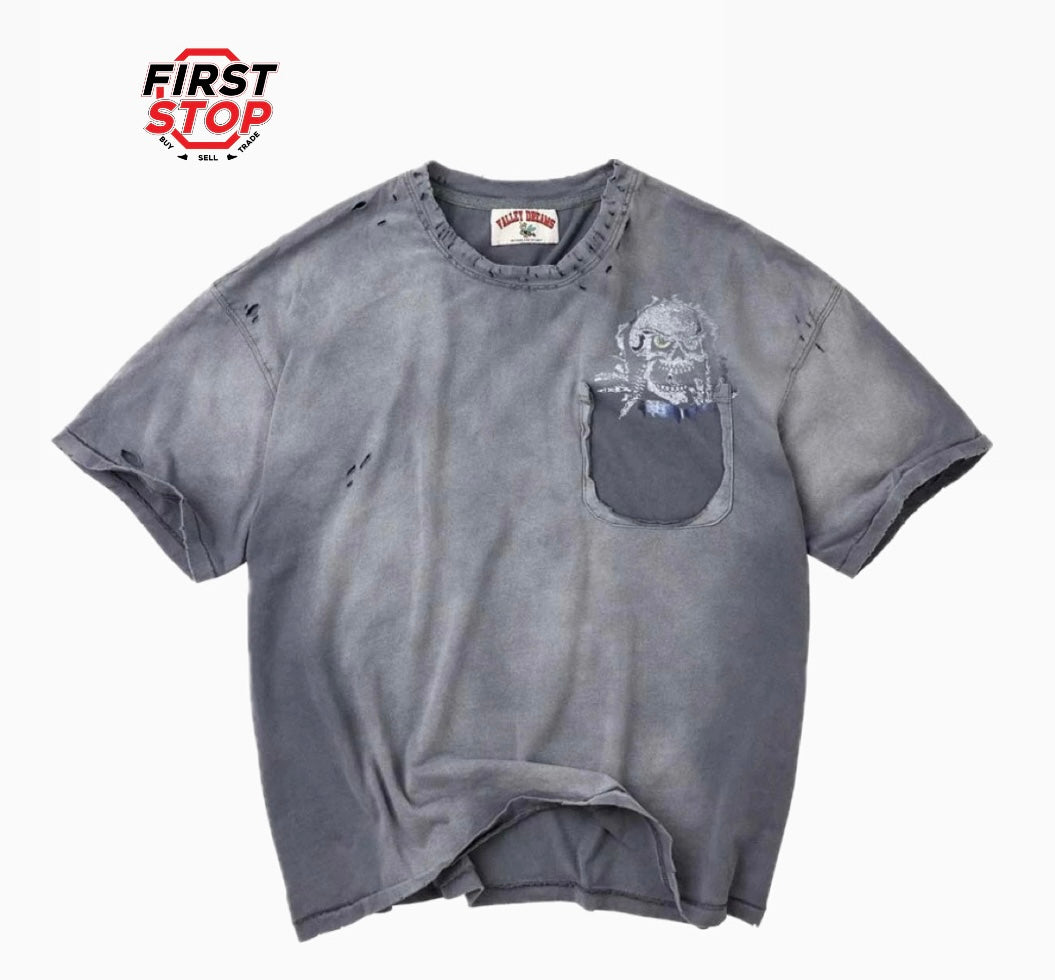 VALE Forever Skullie Tee Grey