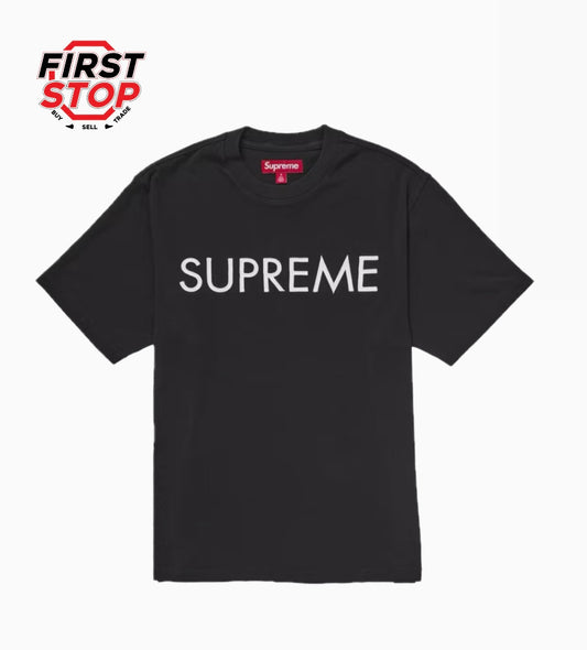 Supreme Capital S/S Top Black