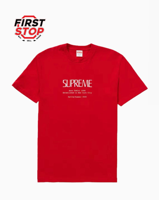 Supreme Anno Domini Tee Red