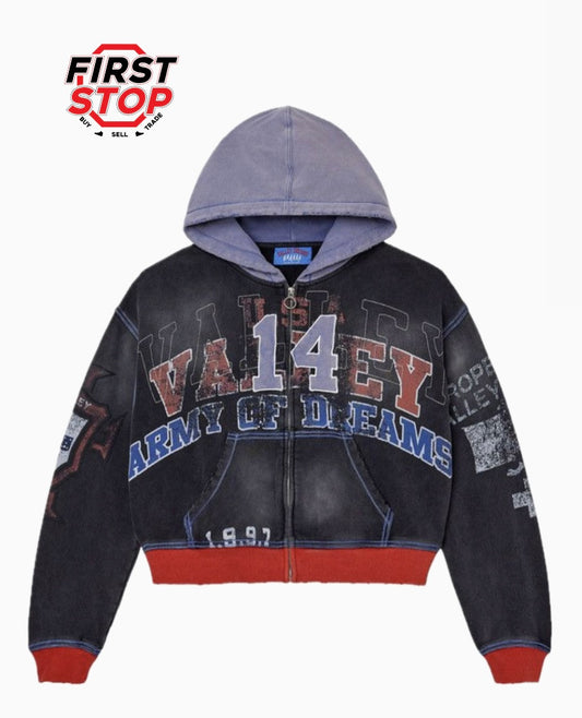 VALE Forever Big 14 Zip Up Black