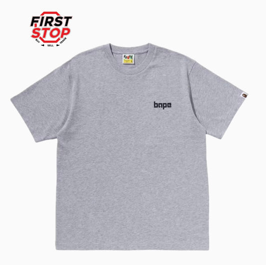 BAPE A Bathing Ape Logo Tee (Grey)