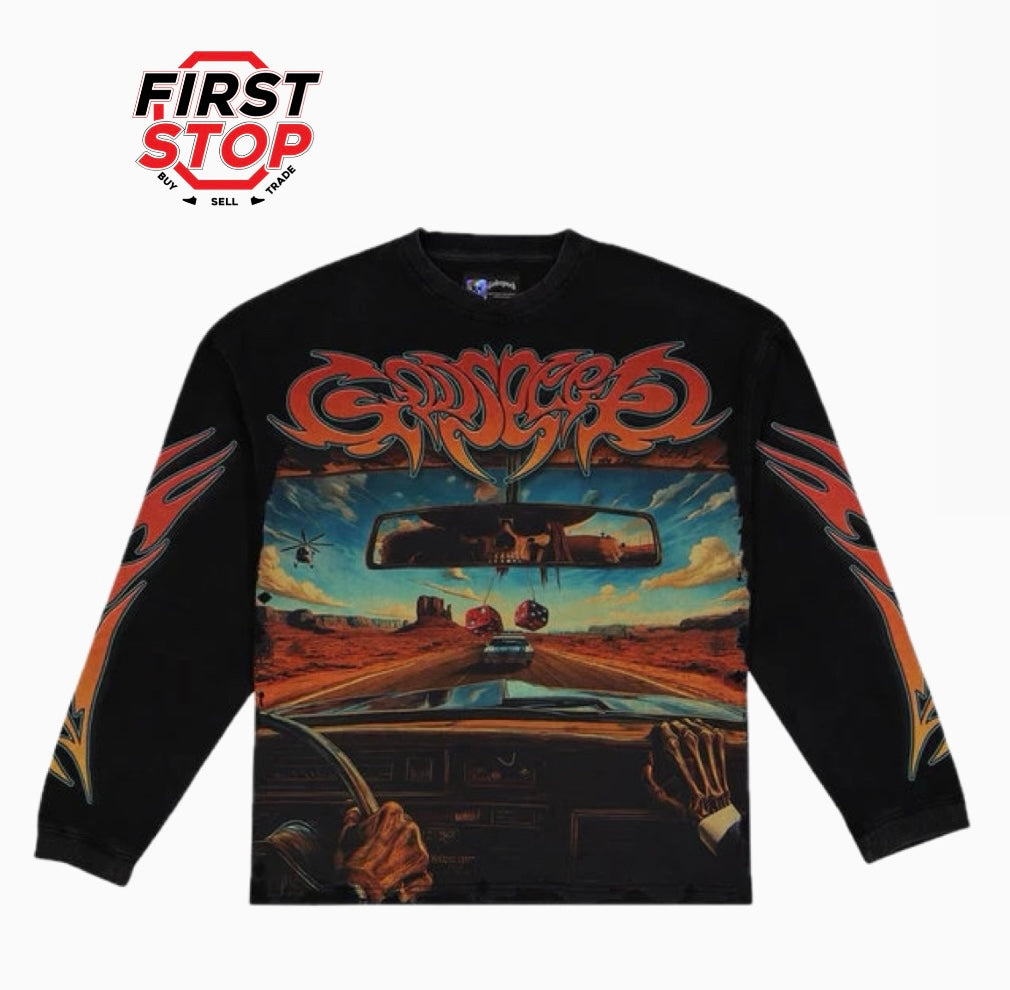 GODSPEED On The Run L/S Tee Black