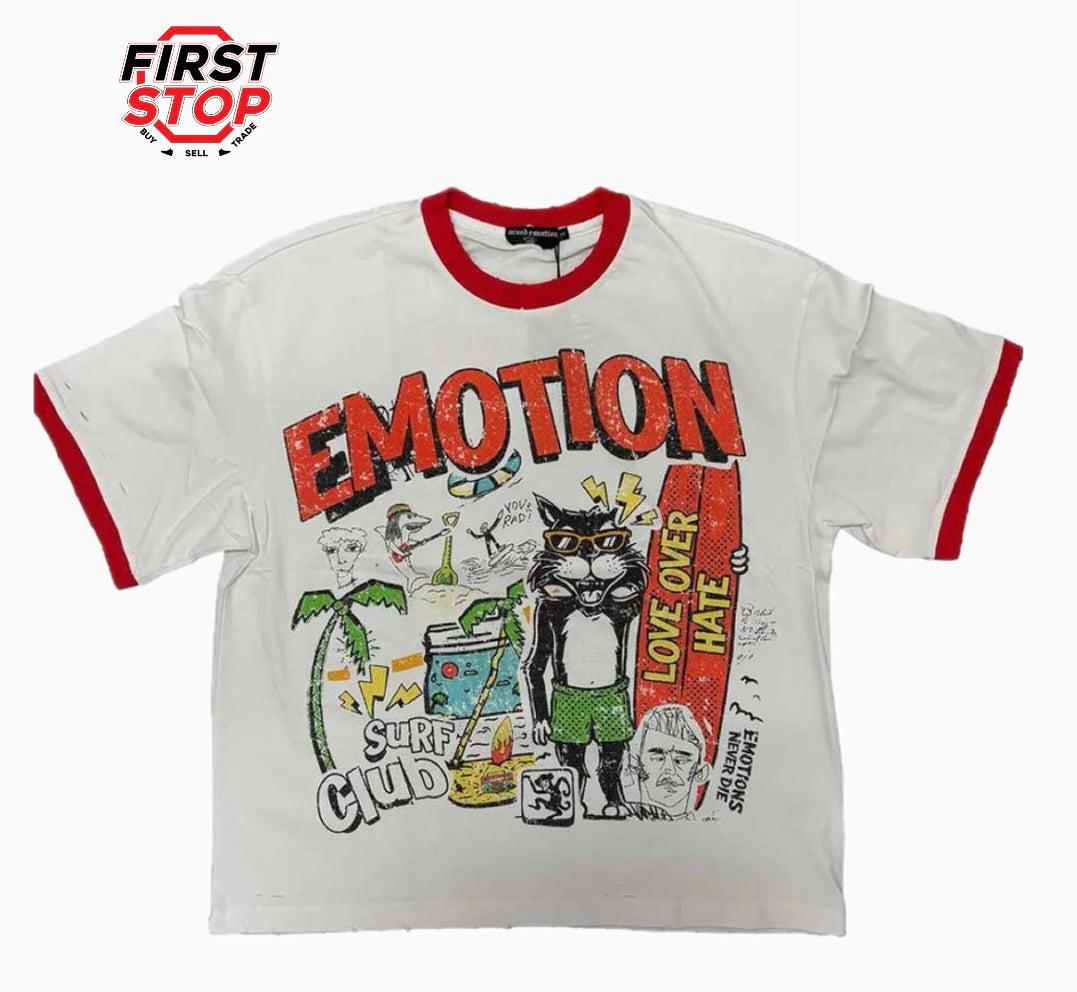 Mixed Emotions Surf Club Tee White