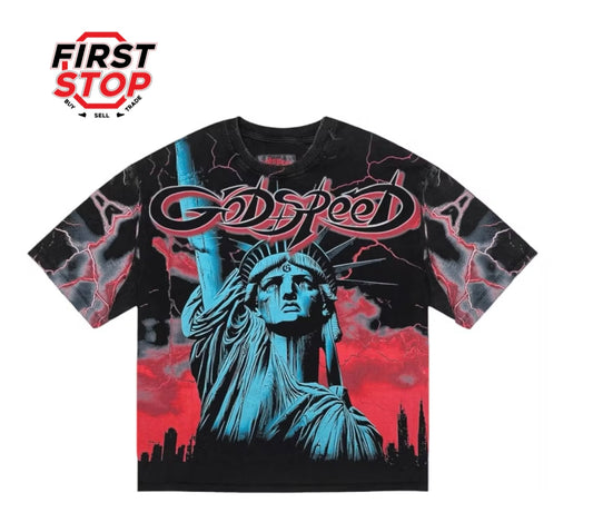 Godspeed Voltage Tee Black/Red