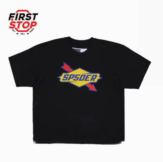 Sp5der The Spot Tee Black