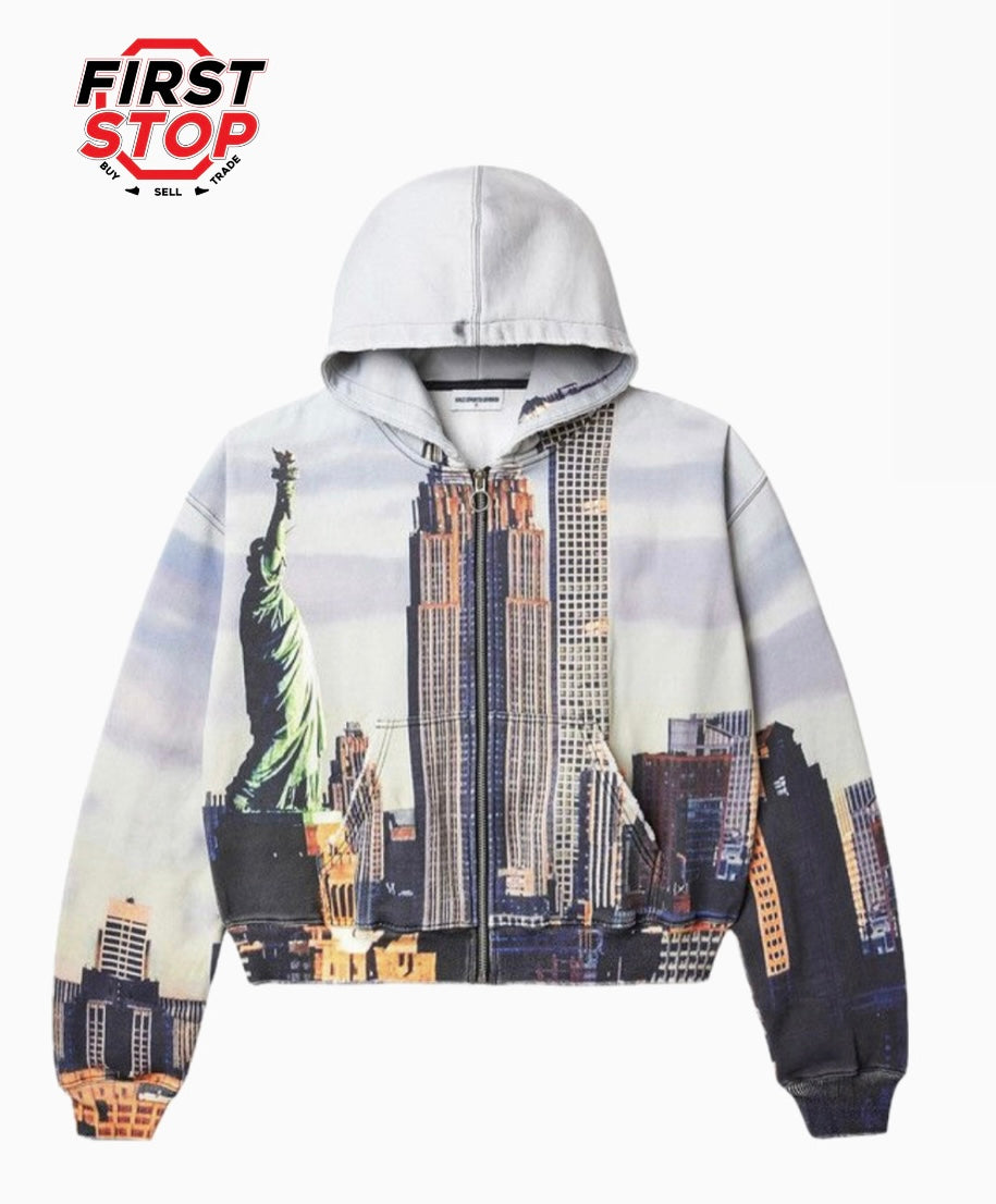 VALE Forever Skyline Zip Up Hoodie 'Nyskyline'