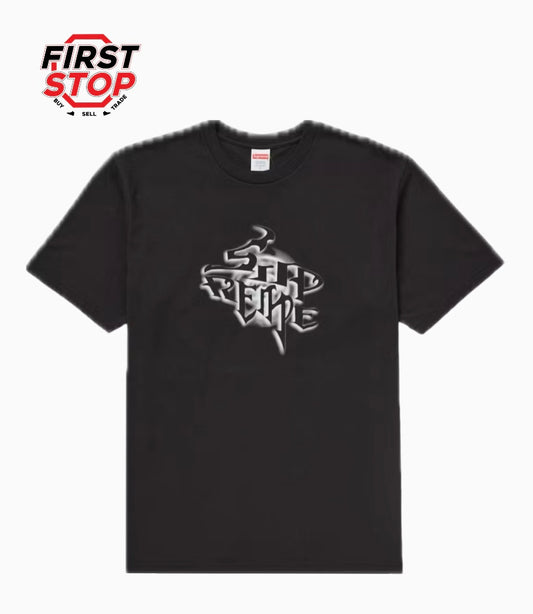 Supreme Smoke Tee Black