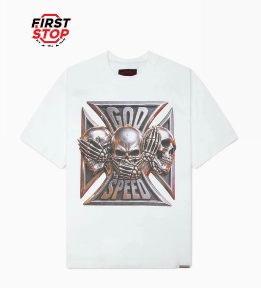 Godspeed Omerta Tee White