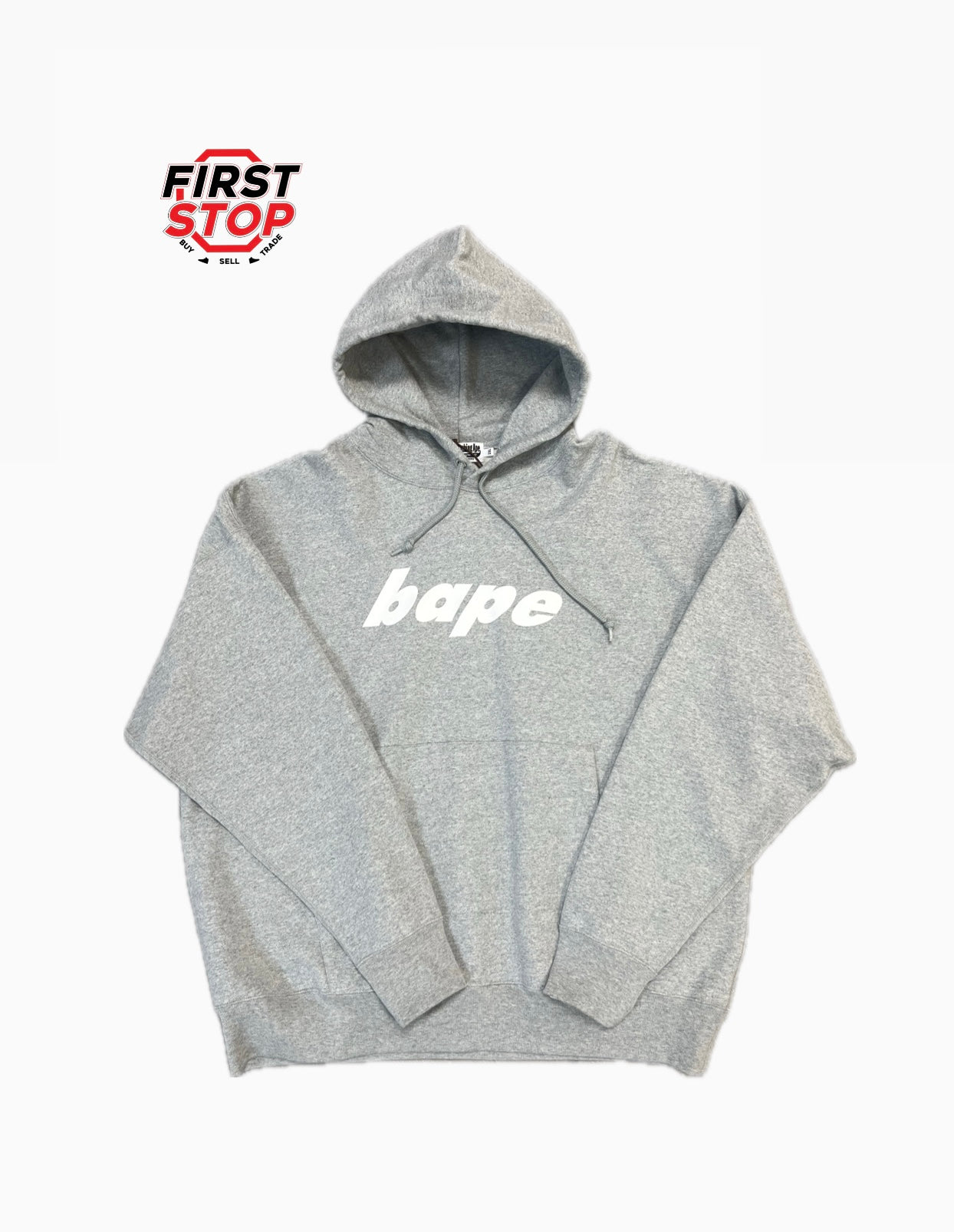 Bape Grey ABC Camo logo Hoodie