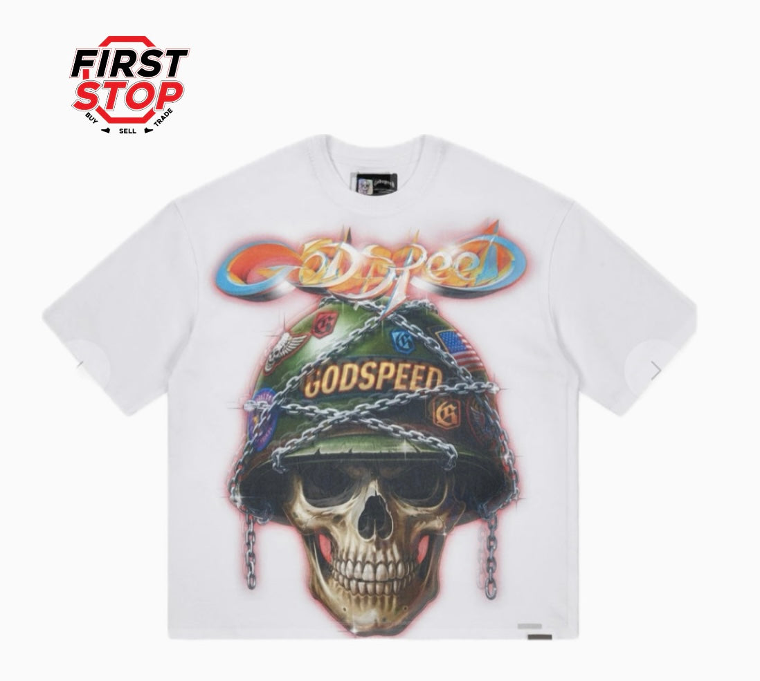 Godspeed Badges of Honor Tee White