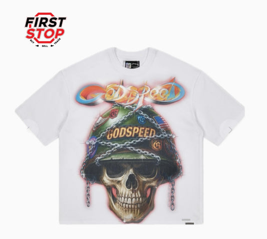 Godspeed Badges of Honor Tee White